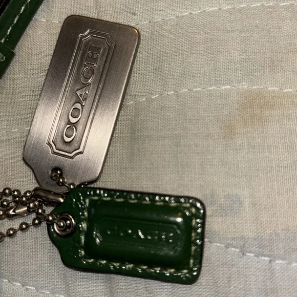 Coach Green Leather Wristlet - Picture 3 of 6